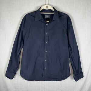 Men's Triple Aught Design Gambit Tailored Shirt Black Size Medium Cotton Nylon